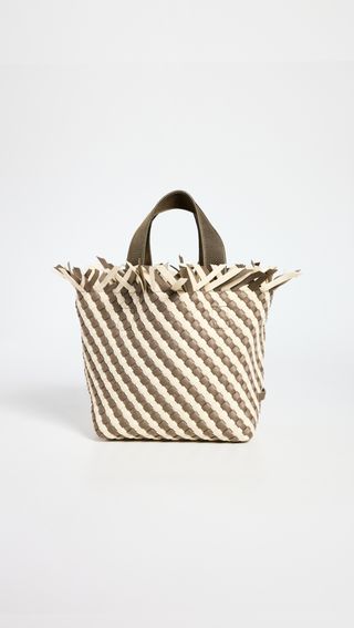 Havana Striped Small Tote