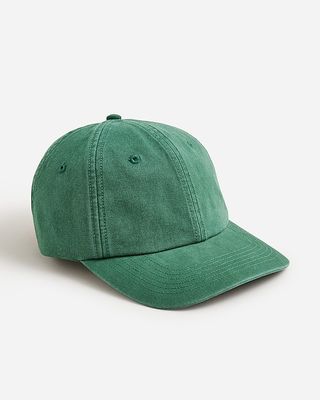 Washed Canvas Baseball Cap