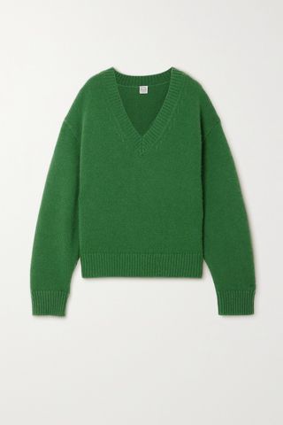 Wool and Cashmere-Blend Sweater