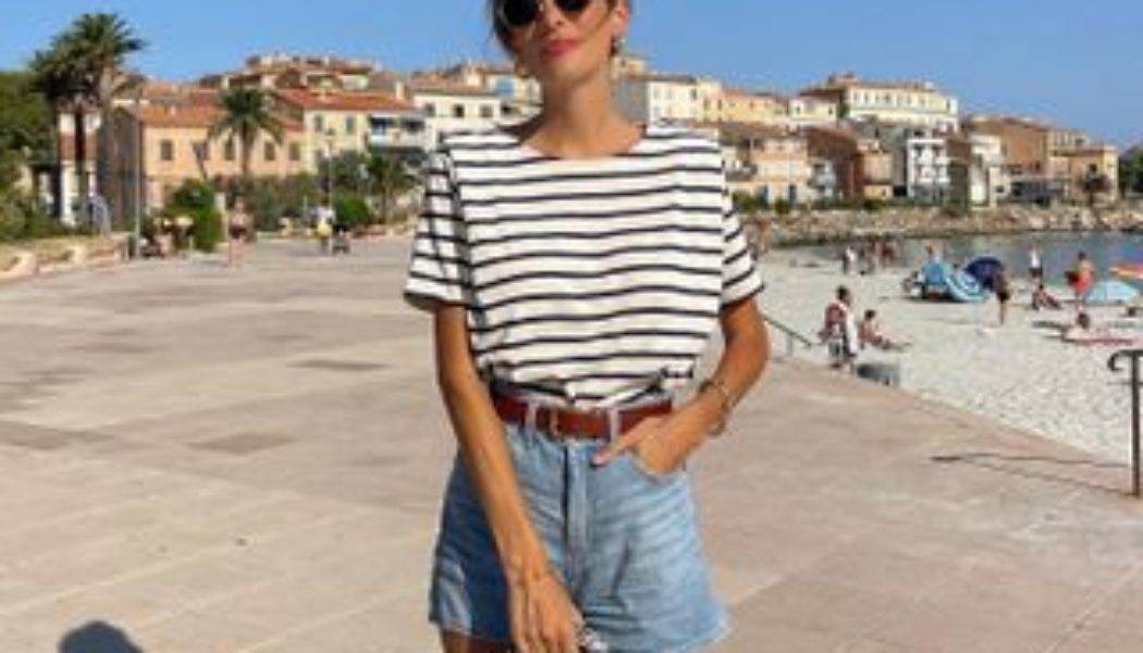 5 Tops French Girls Always Wear With Denim Shorts