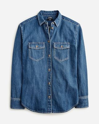 Garçon Classic Chambray Shirt in Neela Wash