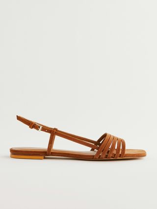 Millie Lattice Flat Sandal