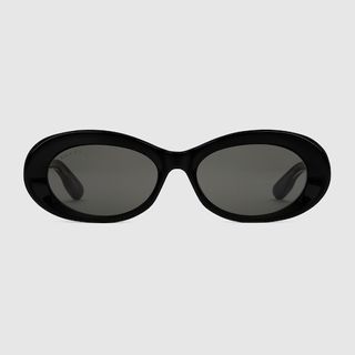 Oval-Frame Sunglasses