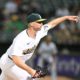 A's pitcher records win without facing batter in statistical anomaly