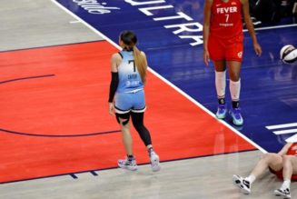 Basketball world reacts to Chennedy Carter's off-ball foul of Caitlin Clark