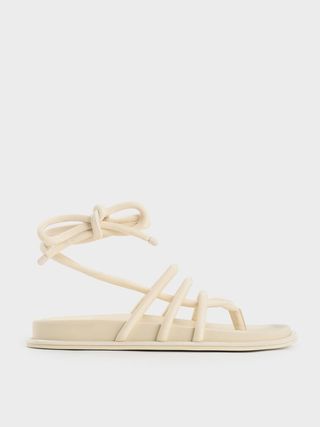 Charles & Keith, Toni Tubular Tie-Around Sandals