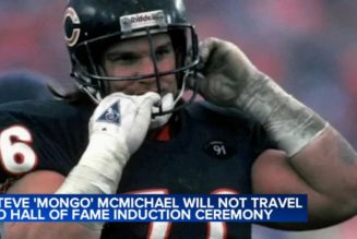 Bears legend Steve McMichael unable to travel to Hall of Fame induction due to ALS complications