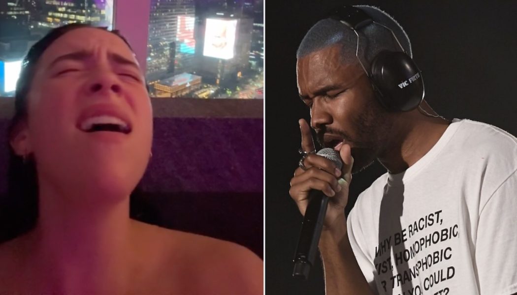 Billie Eilish covers Frank Ocean's "Solo" in a bathtub