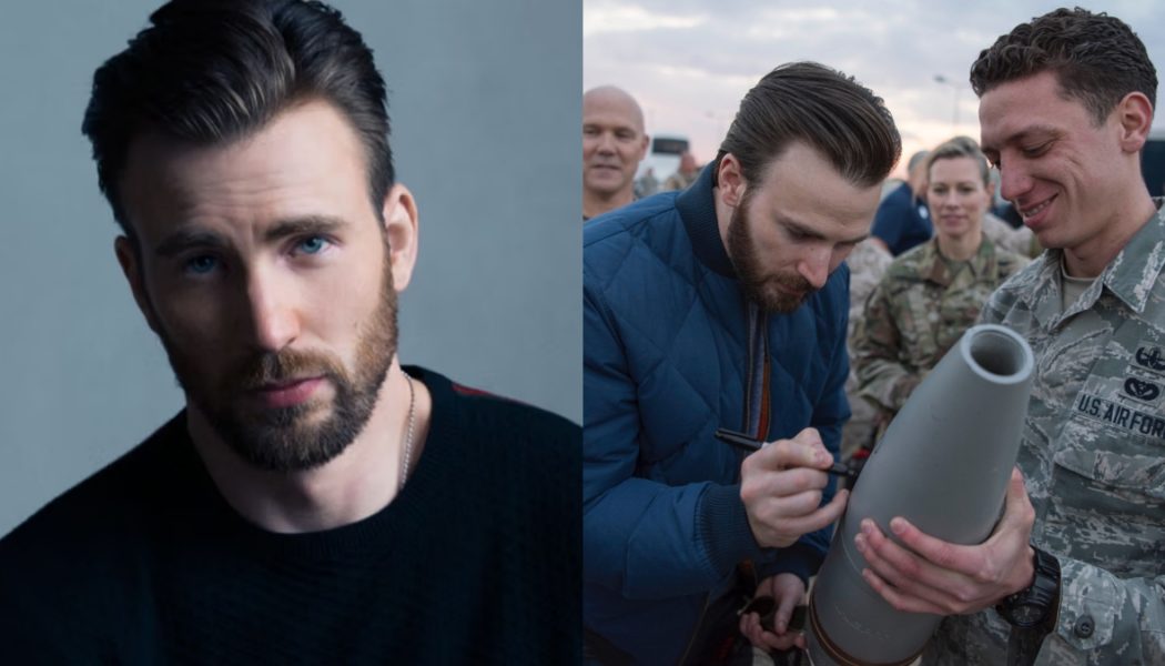 Chris Evans clarifies that object he signed in viral photo “is not a bomb”