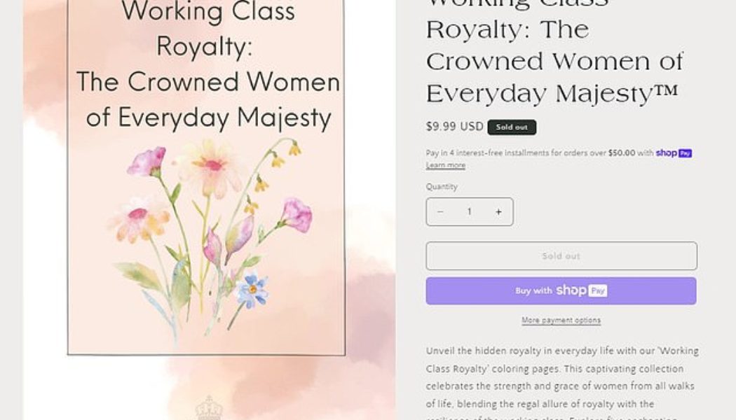 Copycat site bearing same name as Duchess's brand selling cheeky item