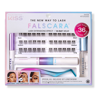 Falscara Special Edition Starter Kit, Lash Clusters, Lengthening Wisps