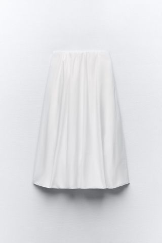 Zara Balloon Midi Skirt