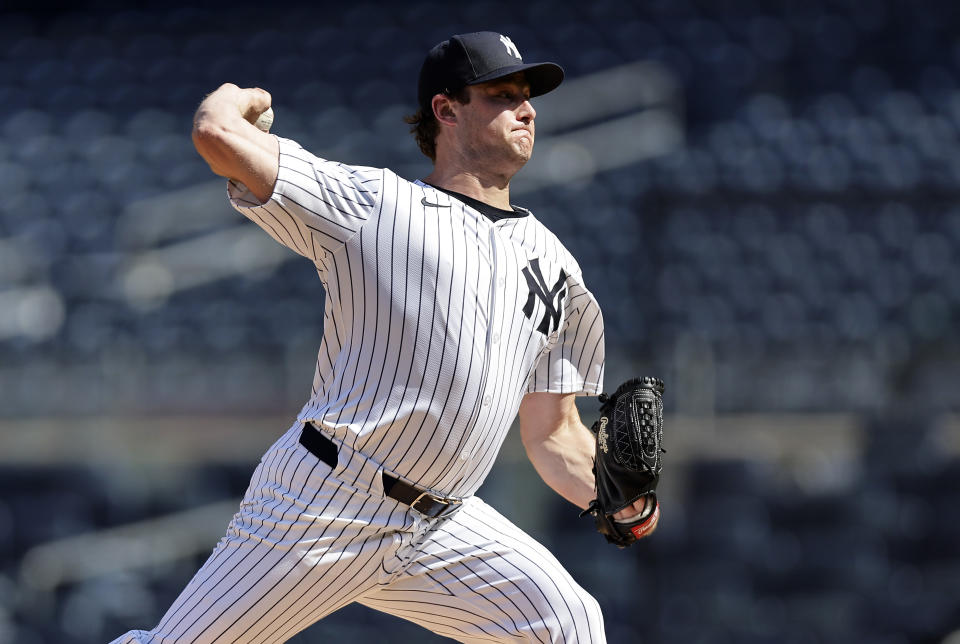 Gerrit Cole's next start could very well come with the New York Yankees after making three rehab appearances. (Photo by Jim McIsaac/Getty Images)