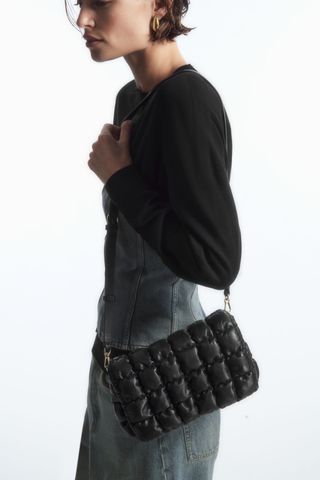 Quilted Crossbody - Leather