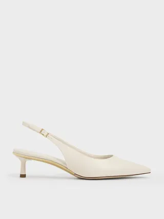 Pointed-Toe Slingback Pumps