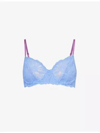 Lena Stretch-Recycled Nylon Lace Bra