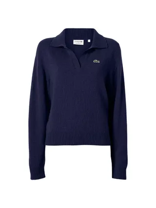 Lacoste X Bandier, Lacoste X Bandier Cashmere Polo Sweater