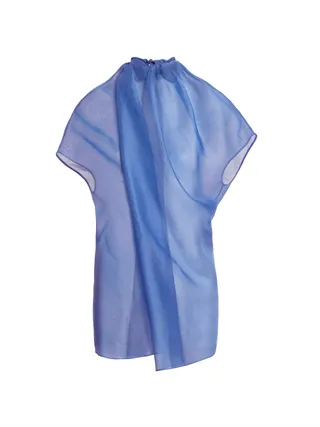 Khaite, Kass Draped Silk Blouse