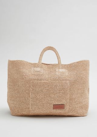 Large Woven Straw Tote