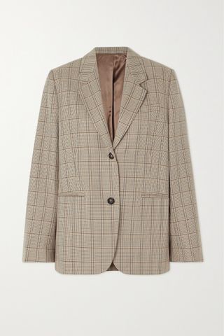 Checked Wool Blazer