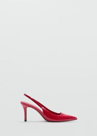 Mango, Patent Leather-Effect Heeled Shoes