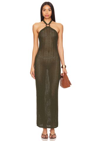 X Revolve Thea Mesh Maxi Dress