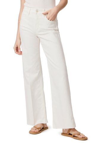 Anessa Raw Hem High Waist Wide Leg Jeans