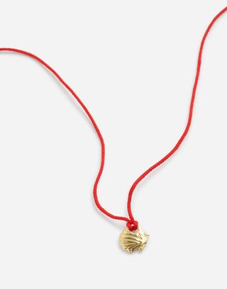 Madewell X Lisa Says Gah! Shell Cord Choker Necklace