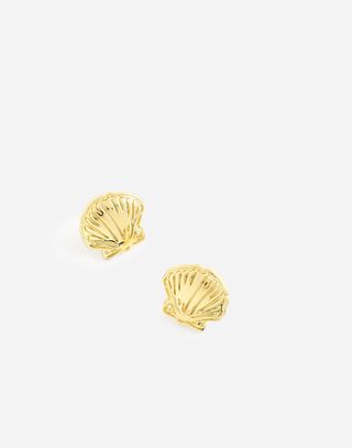 Madewell X Lisa Says Gah! Shell Statement Earrings