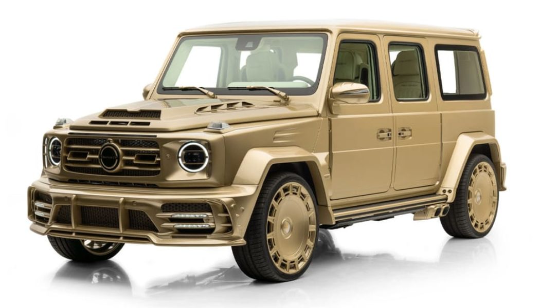 Mansory Introduces New G-Wagon Build: P900 EWB Gold Edition