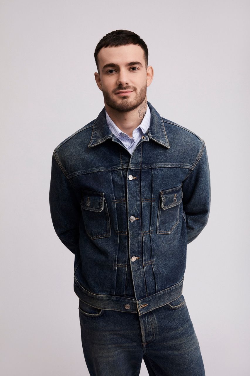 Aurelien Giraud rocks the denim on denim look. Photo: Dior