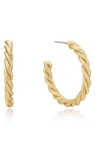 Twist Hoop Earrings