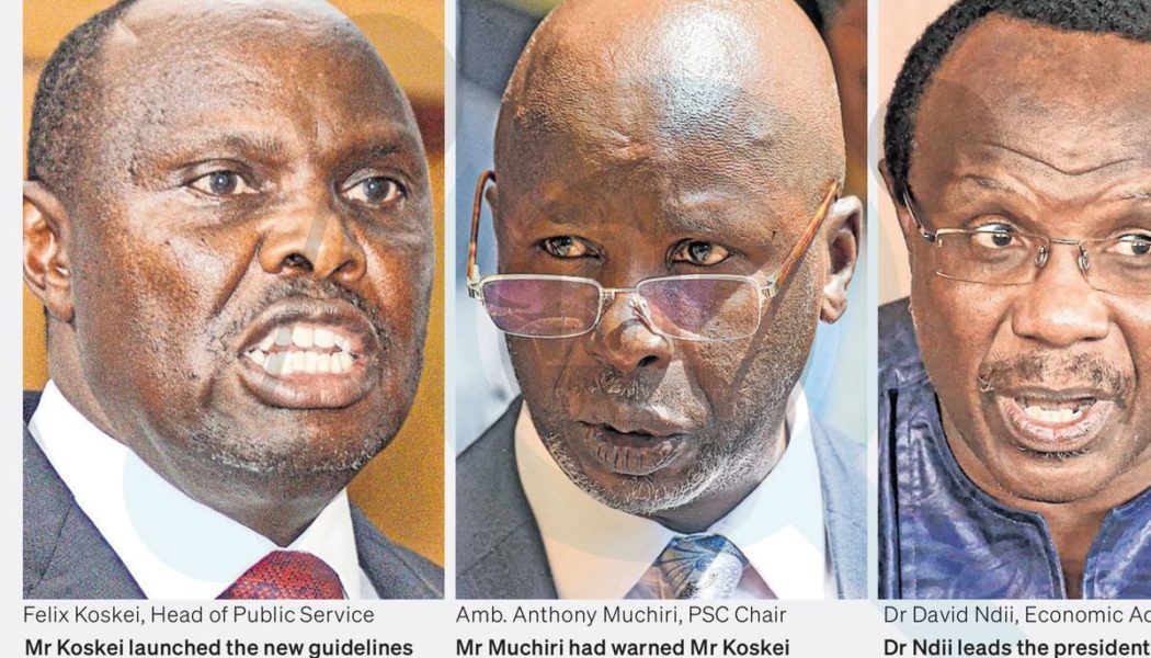 Parastatal reforms split PSC, State House teams