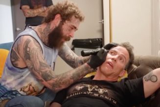 Post Malone actually tattooed a penis on Steve-O’s face at Bonnaroo