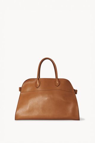 The Row Margaux soft leather bag with top handle