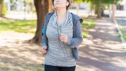 RESTRICTED woman exercising