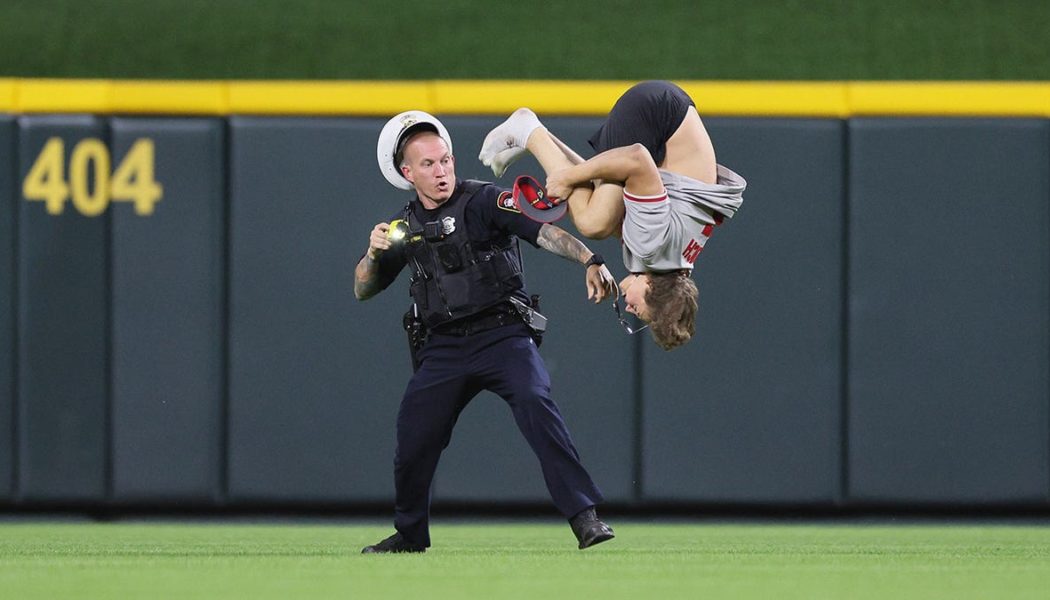 Reds fan who was tased after backflip on field has epic exchange with judge