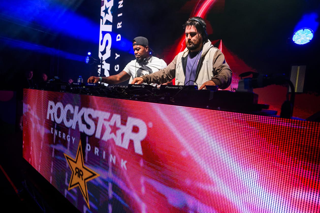 rockstar energy drink friday night show uefa champions league final rudimental trafalgar square pavegen 