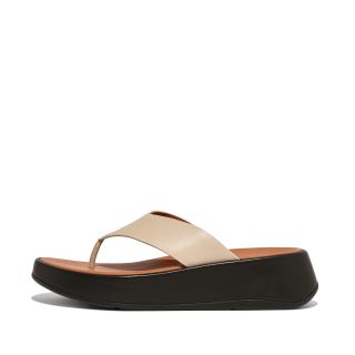 F-Mode Leather Toe-Thongs