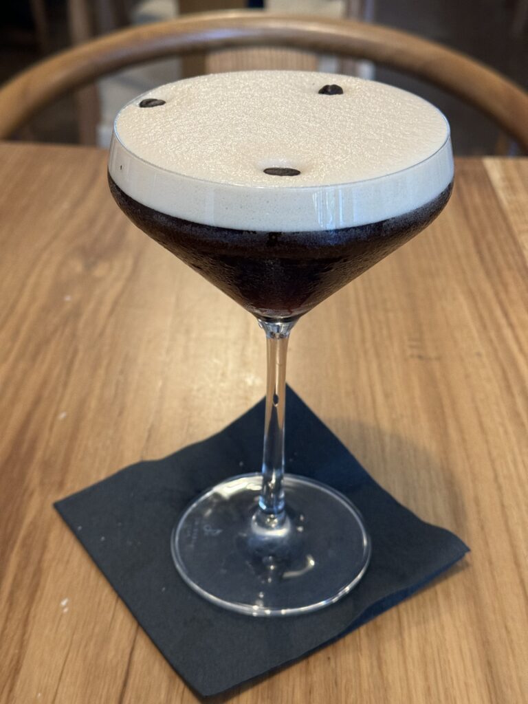 The Espresso Martini G’s Way. Photo by Robert Eliason.