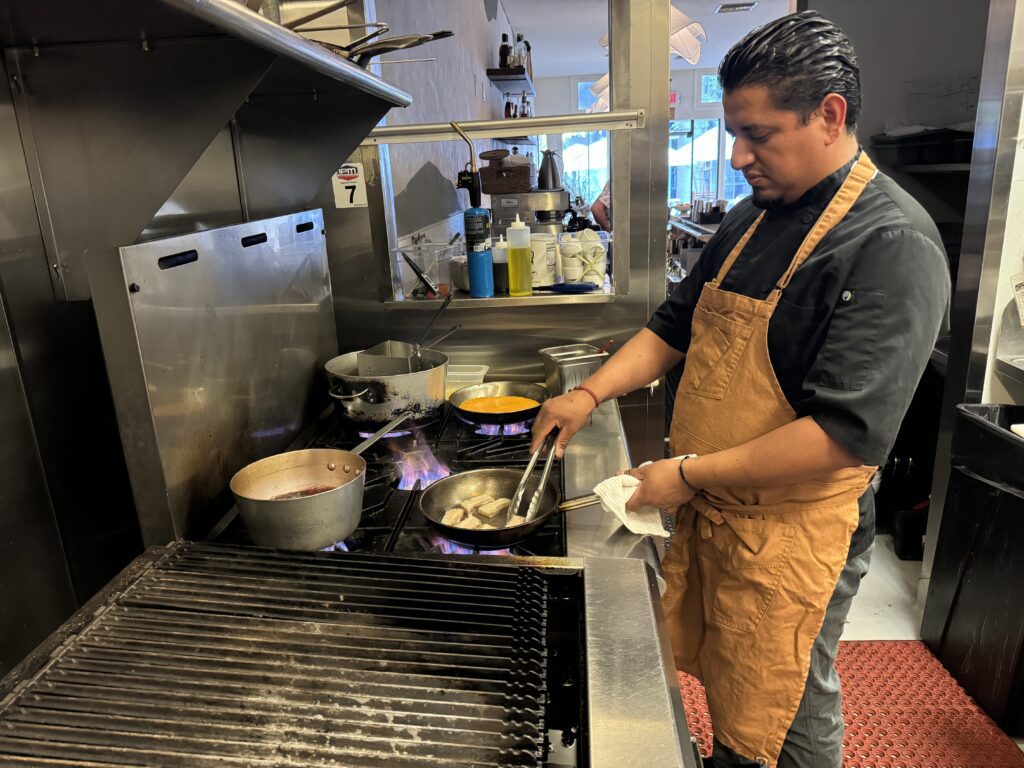 Chef Antonio Lara. Photo by Robert Eliason.