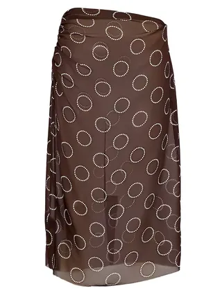 Printed Georgette Skirt