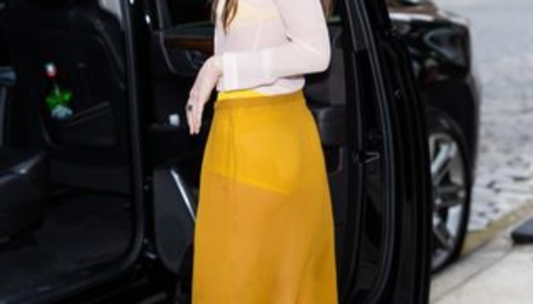 The Unexpected Summer Color Combo That's Dakota Johnson–Approved