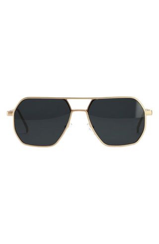 Nola 58mm Polarized Aviator Sunglasses