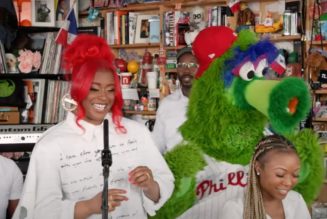 Tierra Whack delivers captivating set for NPR Tiny Desk, performs with Phillie Phanatic