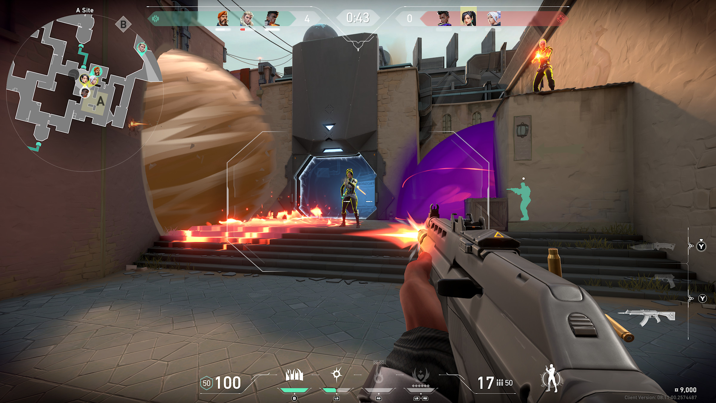 A screenshot from the video game Valorant.