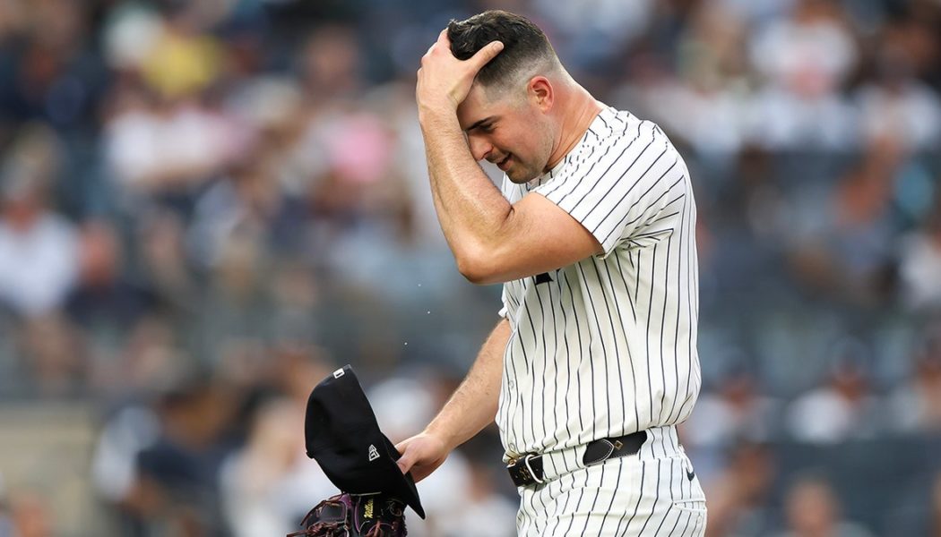 Yankees' Carlos Rodón gets emotional after poor start, consoled by teammate in dugout