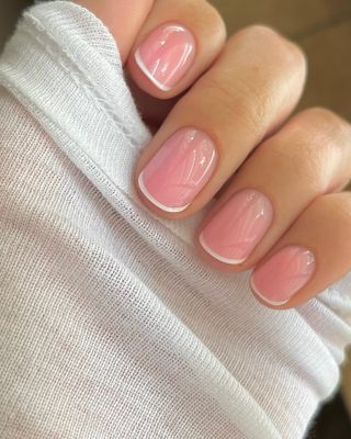 @harrietwestmoreland French tip nails