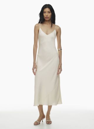 Wilfred New Only Slip Satin Maxi Dress 