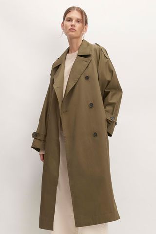 The Cotton Long Trench Coat